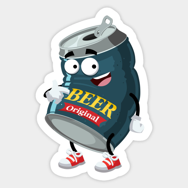 Cartoon Beer Can - cartoon media